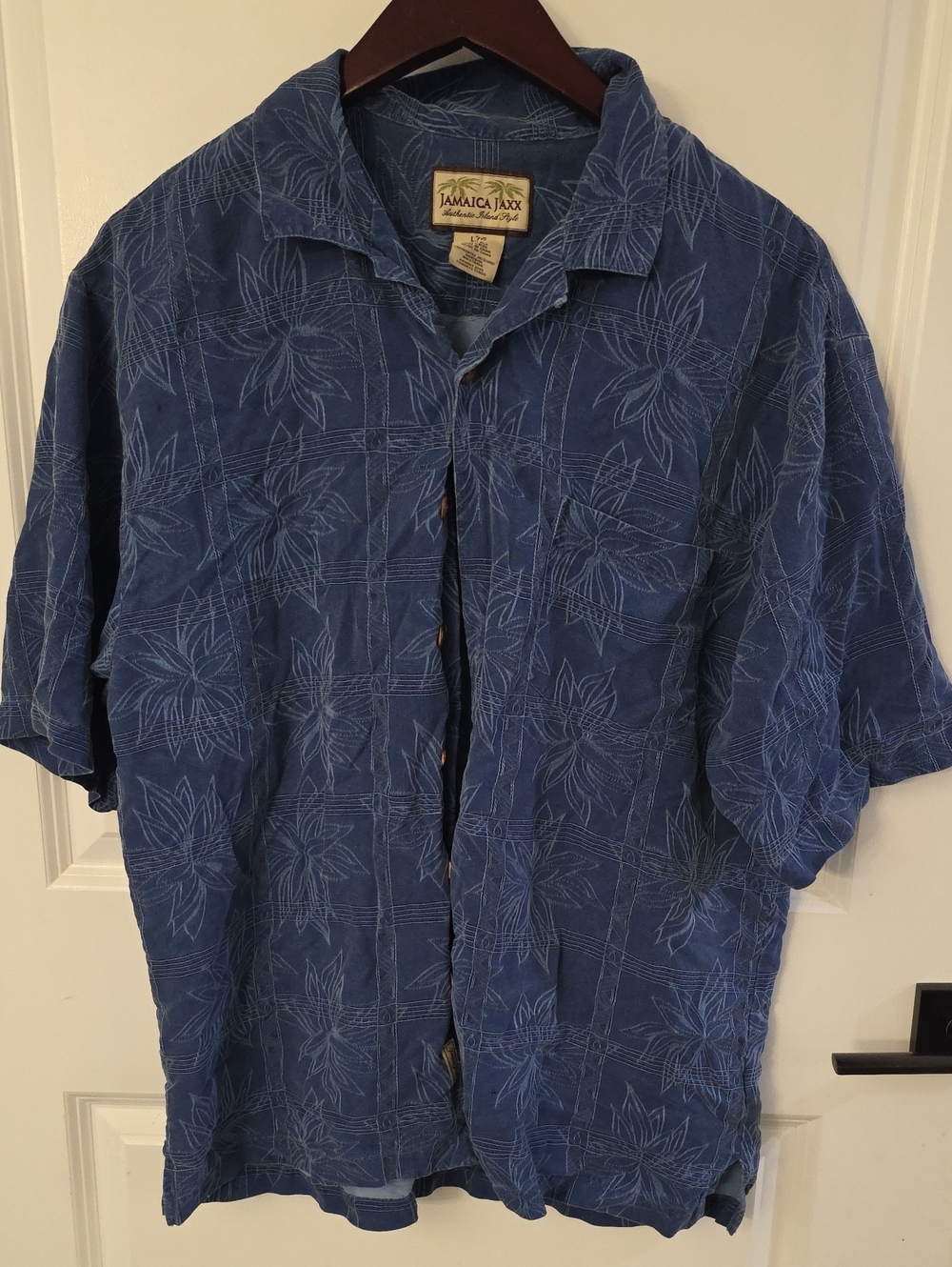 Jamaica Jaxx Mens Shirt-100% Silk